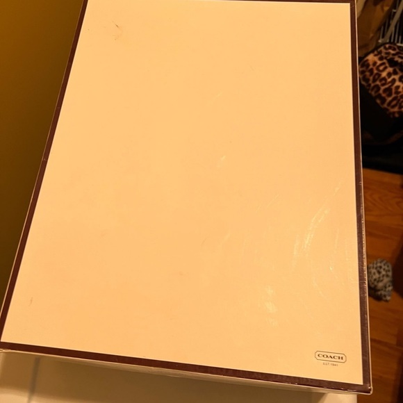 Coach suede fur trimmed boots - Picture 4 of 4